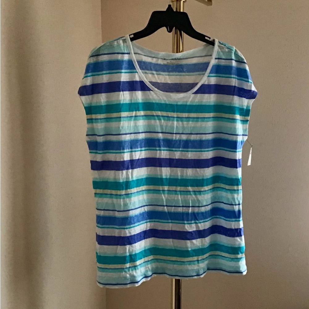 Talbots 100% linen t-shirt